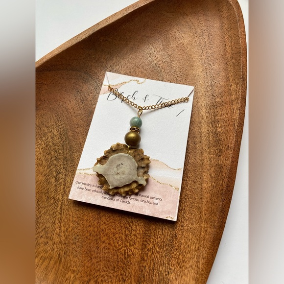 Birch and Tine Deer Antler Necklace - Picture 5 of 7